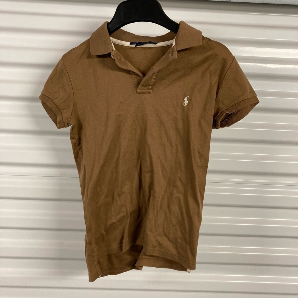 Ralph Lauren Men's Tan Polo Shirt